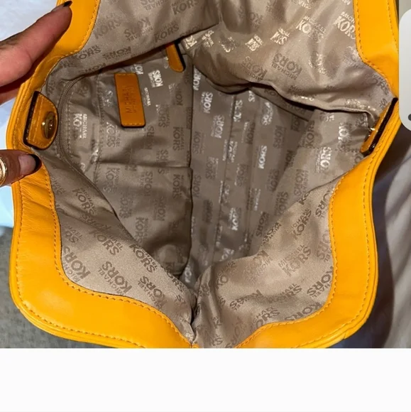 Michael Kors Mustard Shoulder Bag - Picture 5 of 7